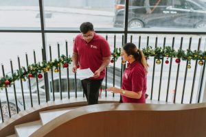 Hospitality management students take over luxury hotel